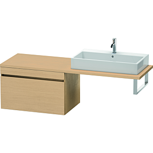 Duravit DuraStyle Waschtisch-Unterschrank DS533403030 80 x 54,8 cm, Eiche natur, für Konsole, 1 Auszug