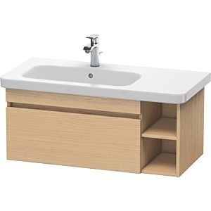 Duravit DuraStyle Waschtisch-Unterschrank DS639703030 93 x 44,8 cm, Becken links, Eiche natur, 1 Auszug
