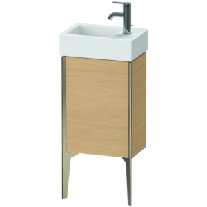 Duravit XViu vanity unit XV4530LB130 36.4 x 49.3 x 23.4 cm, left, Eiche natur , 2000 door, matt champagne