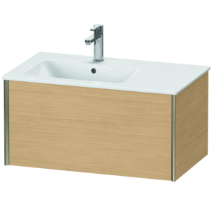 Duravit XViu vanity unit XV40260B130 81 x 40 x 48 cm, Eiche natur , 2000 pull-out, wall-hung, matt champagne