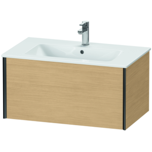 Duravit XViu vanity unit XV40260B230 81 x 40 x 48 cm, Eiche natur , 2000 pull-out, wall-hung, matt black