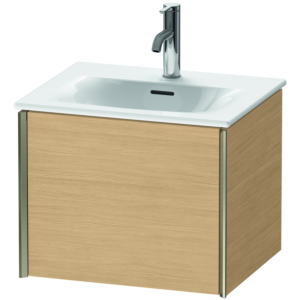 Duravit XViu vanity unit XV40310B130 51x42x39.7cm, 2000 pull-out, matt champagne, Eiche natur