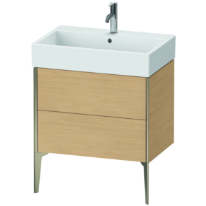 Duravit XViu meuble sous-vasque XV45350B130 68,4 x 49,3 x 45,4 cm, Eiche natur , champagne mat
