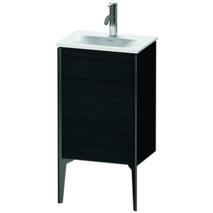 Duravit XViu meuble sous-vasque XV4068LB216 43x31x59,1cm, 2000 , noir mat, porte gauche, Eiche schwarz