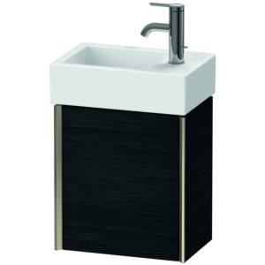 Duravit XViu vanity unit XV4230LB116 36.4x39.7x23.4 cm, left, Eiche schwarz , 2000 door, matt champagne