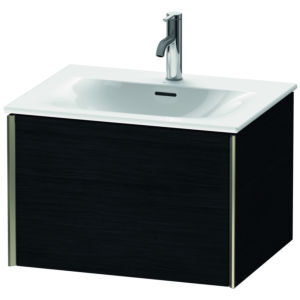 Duravit XViu vanity unit XV40320B116 61 x 39.7 x 48 cm, Eiche schwarz , 2000 pull-out, matt champagne