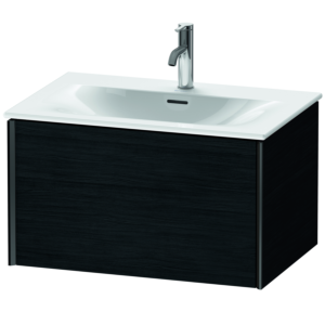 Duravit XViu meuble sous-vasque XV40330B216 71 x 39,7 x 48 cm, Eiche schwarz , 2000 coulissant, noir mat