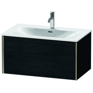 Duravit XViu meuble sous-vasque XV40340B116 81 x 39,7 x 48 cm, Eiche schwarz , 2000 , champagne mat