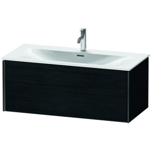 Duravit XViu vanity unit XV40350B216 101 x 39.7 x 48 cm, Eiche schwarz , 2000 pull-out, black matt