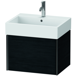 Duravit XViu vanity unit XV42340B216 58.4 x 39.7 x 45.4 cm, Eiche schwarz , 2000 pull-out, black matt