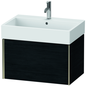 Duravit XViu meuble sous-vasque XV42350B116 68,4 x 39,7 x 45,4 cm, Eiche schwarz , 2000 , champagne mat