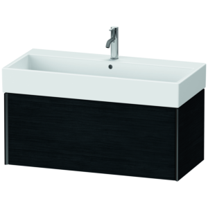 Duravit XViu vanity unit XV42370B216 98.4 x 39.7 x 45.4 cm, Eiche schwarz , 2000 pull-out, black matt