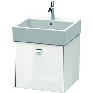 Duravit Brioso Waschtischunterbau BR405201022 484x459mm, Weiß Hochglanz, 1 Auszug, Griff Chrom