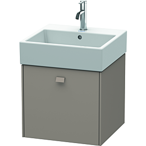 Duravit Brioso Waschtischunterbau BR405204343 484x459mm, Basalt Matt, 1 Auszug