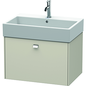 Duravit Brioso Duravit BR405401091 684x459mm, Taupe , 2000 coulissant, poignée chromée