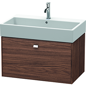 Duravit Brioso Waschtischunterbau BR405501021 784x459mm, Nussbaum Dunkel/Chrom, 1 Auszug