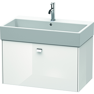 Duravit Brioso Waschtischunterbau BR405501022 784x459mm, Weiß Hochglanz, 1 Auszug, Griff Chrom