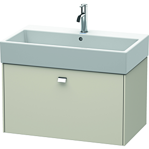 Duravit Brioso Duravit BR405501091 784x459mm, Taupe , 2000 coulissant, poignée chromée
