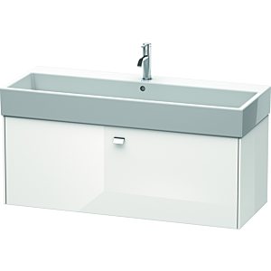 Duravit Brioso Duravit Brioso BR405701022 1184x459mm, White High Gloss , 2000 pull-out, chrome handle