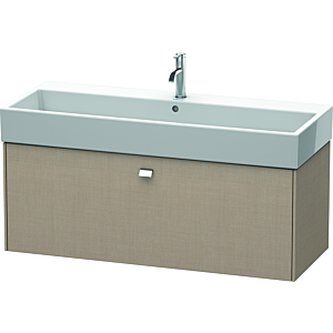 Duravit Brioso Duravit Brioso BR405701075 1184x459mm, Linen , 2000 pull-out, chrome handle