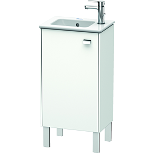 Duravit Brioso Waschtischunterbau BR4400L1018 420x683mm, Weiß Matt, Tür links, Griff Chrom