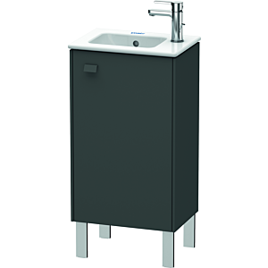 Duravit Brioso Waschtischunterbau BR4400R4949 420x683mm, Graphit Matt, Tür rechts