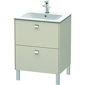 Duravit Brioso Waschtischunterbau BR440101091 620x479mm, Tuape, 2 Auszüge, Griff Chrom