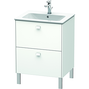 Duravit Brioso Waschtischunterbau BR440101818 620x479mm, Weiß Matt, 2 Auszüge