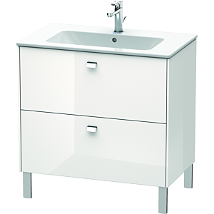 Duravit Brioso BR440201022 820x479mm, Blanc Brillant , 2 Blanc Brillant , poignée chromée