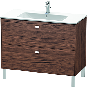 Duravit Brioso BR440301021 1020x479mm, Noyer Foncé Décor / chrome, 2 Noyer Foncé Décor