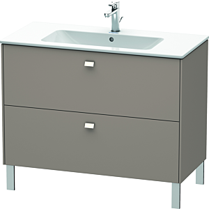 Duravit Brioso Duravit Brioso BR440301043 1020x479mm, Basalt Matt , 2 Basalt Matt , chrome handle