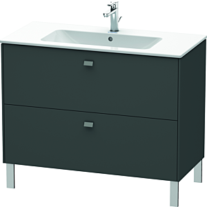 Duravit Brioso Duravit Brioso BR440301049 1020x479mm, Graphite Matt , 2 Graphite Matt , chrome handle