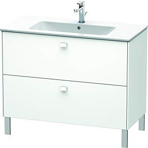 Duravit Brioso vanity unit BR440301818 1020x479mm, white matt, 2 drawers