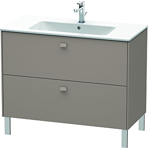 Duravit Brioso Waschtischunterbau BR440304343 1020x479mm, Basalt Matt, 2 Auszüge