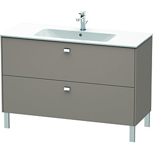 Duravit Brioso Duravit Brioso BR440401043 1220x479mm, Basalt Matt , 2 Basalt Matt , chrome handle
