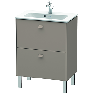 Duravit Brioso Waschtischunterbau BR440604343 620x389mm, Basalt Matt, 2 Auszüge