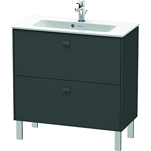 Duravit Brioso Duravit Brioso BR440704949 820x389mm, Graphite Matt , 2 pull-outs