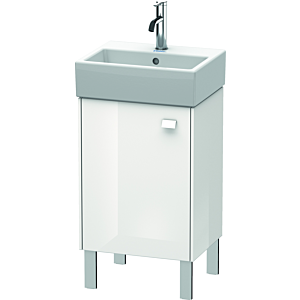 Duravit Brioso Waschtischunterbau BR4430L2222 434x339mm, Tür links, Weiß Hochglanz