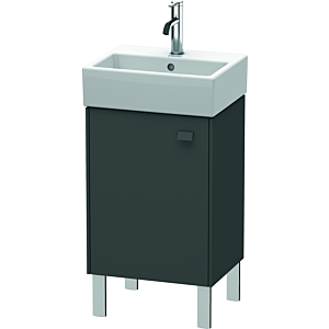 Duravit Brioso Waschtischunterbau BR4430L4949 434x339mm, Tür links, Graphit Matt
