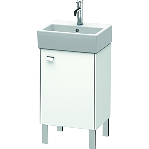 Duravit Brioso meuble sous-vasque BR4430R1018 434x339mm, blanc mat, porte à droite, poignée chromée