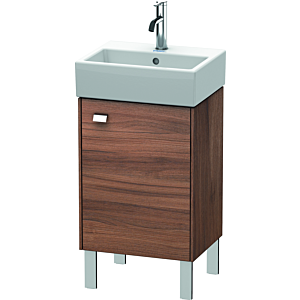 Duravit Brioso Waschtischunterbau BR4430R1079 434x339mm, Nussbaum Natur/Chrom, Tür rechts