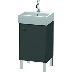 Duravit Brioso Waschtischunterbau BR4430R4949 434x339mm, Graphit Matt, Tür rechts