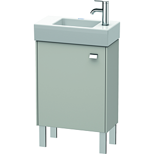 Duravit Brioso Waschtischunterbau BR4431L1007 434x239mm, Betongrau Matt, Tür links, Griff Chrom