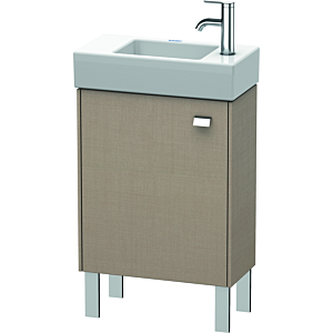 Duravit Brioso Waschtischunterbau BR4431L1075 434x239mm, Leinen, Tür links, Griff Chrom