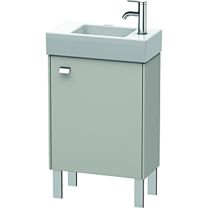 Duravit Brioso Waschtischunterbau BR4431R1007 434x239mm, Betongrau Matt, Tür rechts, Griff Chrom