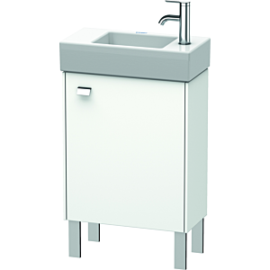 Duravit Brioso Waschtischunterschrank BR4431R1018 434x239mm, Weiß Matt, Tür rechts, Griff Chrom