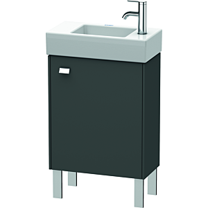 Duravit Brioso Duravit BR4431R1049 434x239mm, Graphite Mat , porte droite, poignée chrome