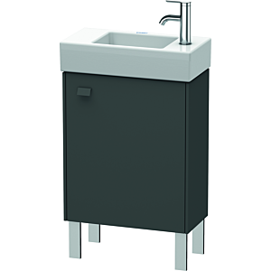 Duravit Brioso Waschtischunterbau BR4431R4949 434x239mm, Graphit Matt, Tür rechts