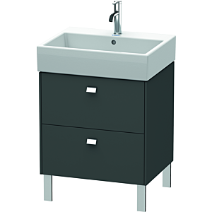 Duravit Brioso BR443301049 584x459mm, Graphite Mat , 2 Graphite Mat , poignée chromée