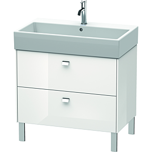 Duravit Brioso BR443501022 784x459mm, Blanc Brillant , 2 Blanc Brillant , poignée chromée